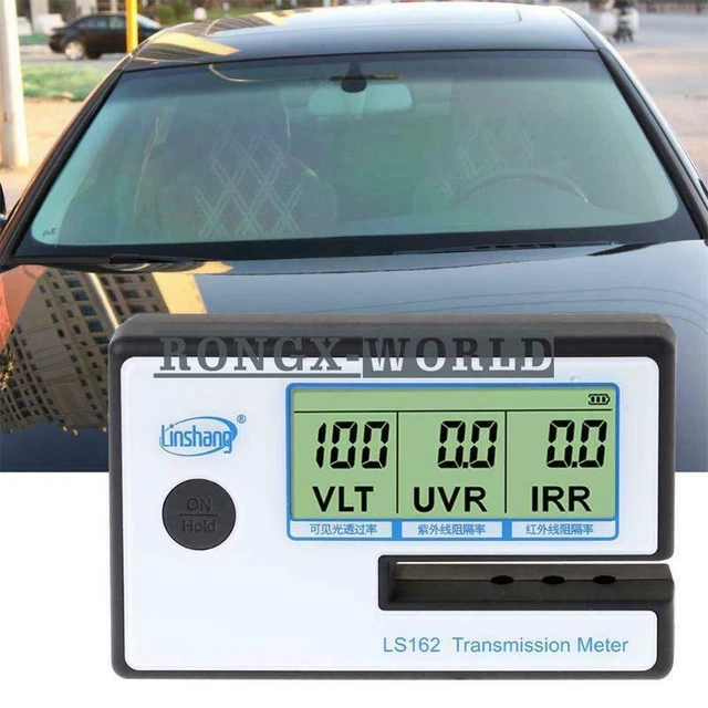 LS162 Window Tint Meter Solar Film Transmission Meter Tester IR UV VLT Rejection