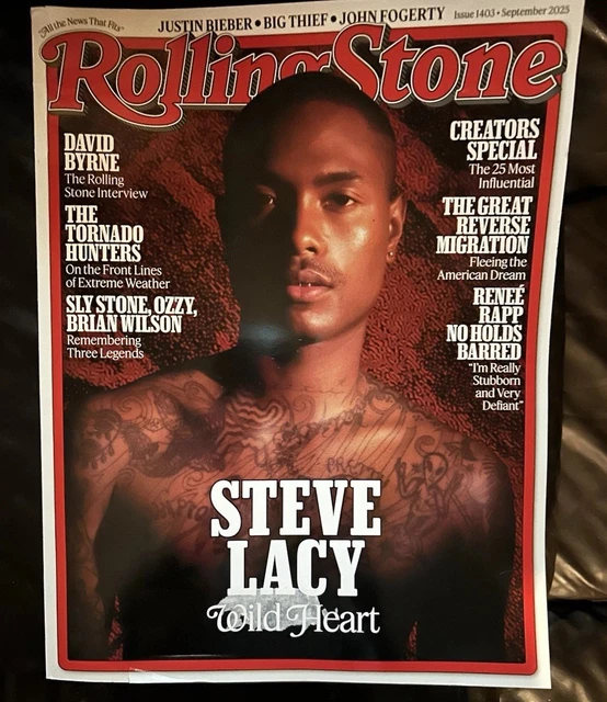 ROLLING STONE MAGAZINE September 2025 Issue Steve Lacy £4.46 - PicClick UK
