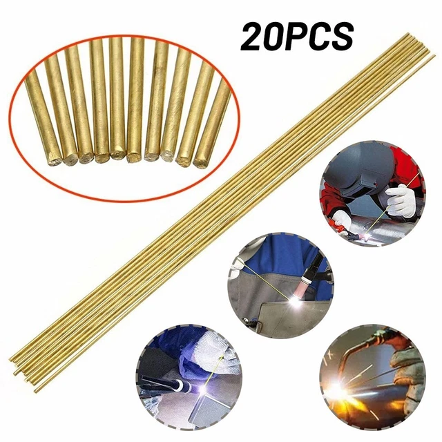 Asta per saldatura in ottone 1,6 * 250 mm 20 pz asta per saldatura filo di saldatura ottone alta qualità