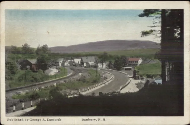 Danbury NH General View c1915 Postcard