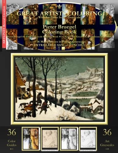PIETER BRUEGEL COLORING Book: Pieter Brue..., Art-Lines EUR 7,03 ...