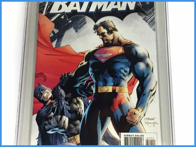 BATMAN 612 HUSH Jim Lee Superman CGC 9.6 NM+ BLUE Label DC Comic Book Catwoman 3