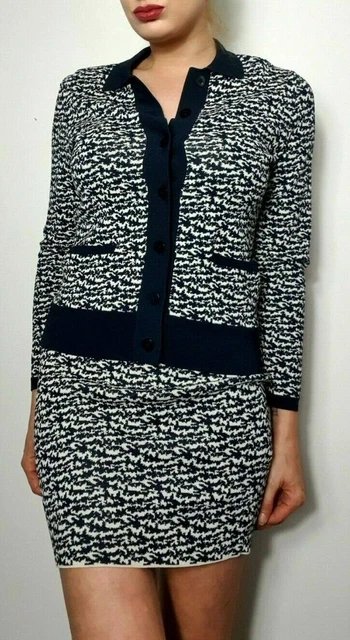 Darlim SAMSOE & SAMSOE Size XS 6 8 Darlim Cardigan Jacket Blue Wave Designer Knit £25.00 - PicClick UK