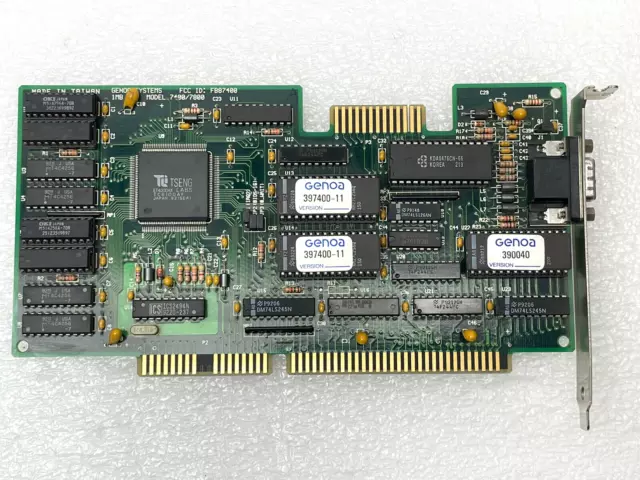 VTG GAMING GENOA SYSTEMS VGA VIDEO CAR 800x600 RES 1MB FB87400 MODEL 7400/7800