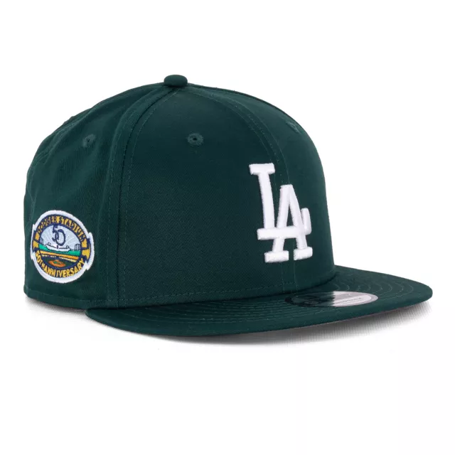 New Era 9Fifty Los Angeles Dodgers Casquette Foncé Vert Blanc 97484