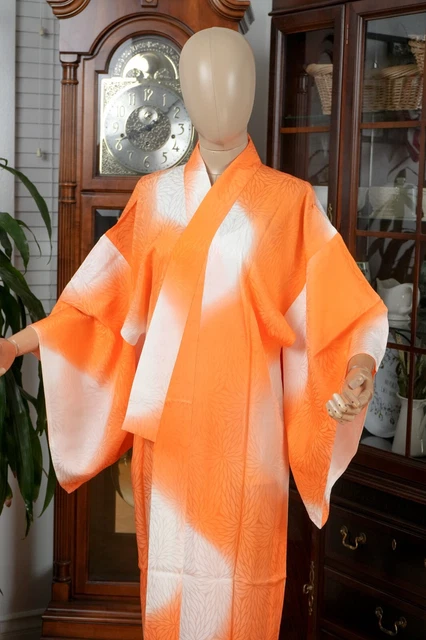 Dear Vanilla Japanese Juban Undergown Women's Kimono Genuine Vintage Mint 2