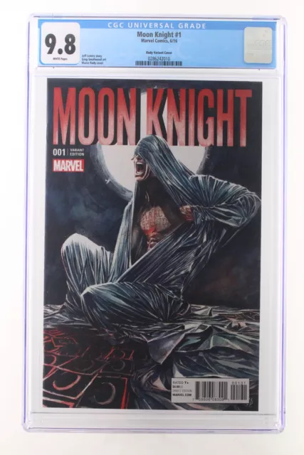 Moon Knight #1 - Marvel Comics 2016 CGC 9.8 Jeff Lemire story Greg Smallwood art