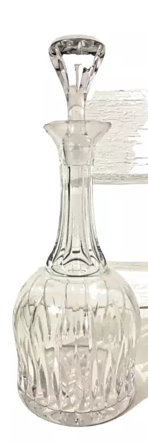 Atlantis Full Lead Crystal Decanter Hand Blown LINIER CUT