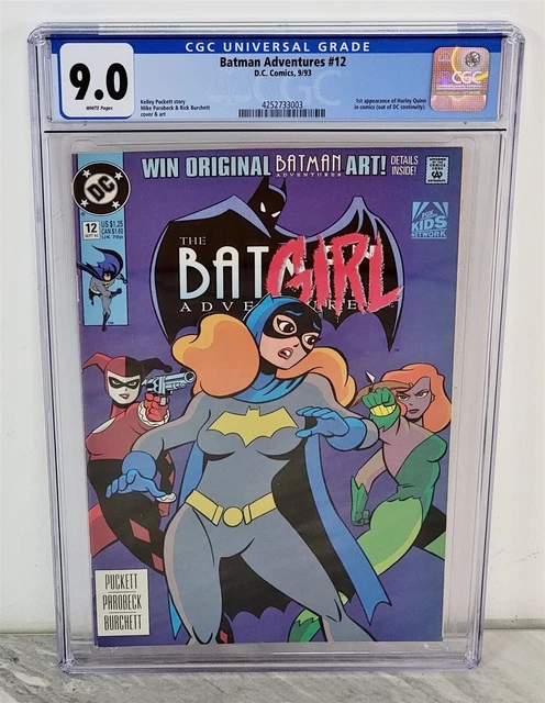 B-349 Dc Comics 1993 Batman Adventures #12 1St Harley Quinn Cgc 9.0 Stunning!