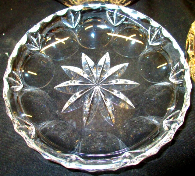 Gorham crystal Bamberg pattern set of 12 - 1.25" X 5.75" small bowls or bonbons