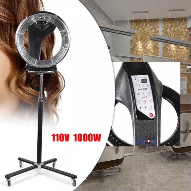 Professional Halo Infrared Hair color Processor Salon Dryer+Rolling stand 1KW