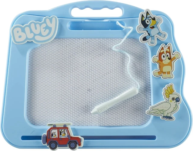 Bluey Magnetic Scribbler Travel Pack with Pen and 3 Erasers New Unopened