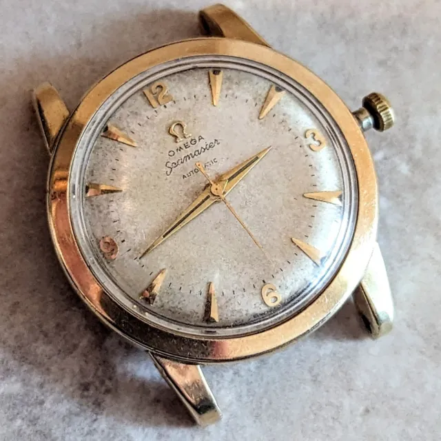 AS IS! 1950 OMEGA Seamaster Automatic Watch REF. 2577-8 Cal. 351 Bumper ...