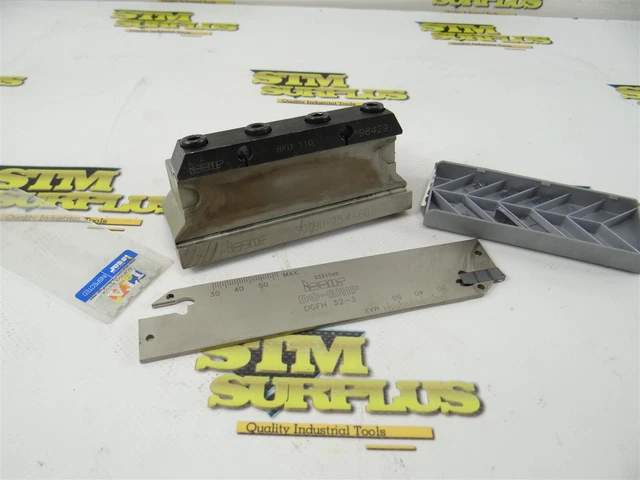 Iscar Blade Tool Holder 1" Shank Sgtbu 25.4-6G + Indexable Blade + 6 New Inserts