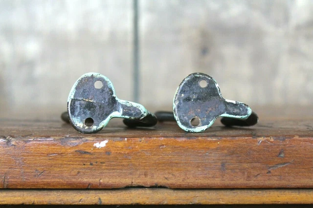 Vintage Coat Hook Pair of 2 Old Farmhouse Country Entry Way Kitchen 6