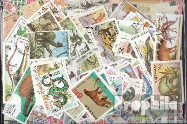 Motives 200 différents Préhistoriques Animaux timbres