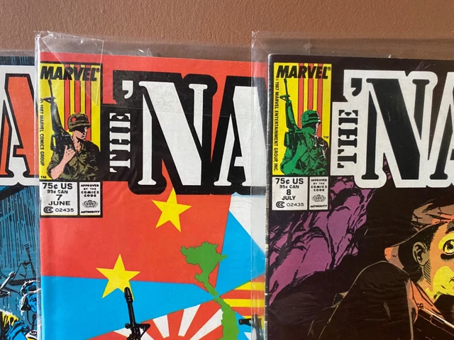 The 'NAM #s 5-8 Vietnam War Copper Age 1986-1987 Marvel Comics #5 #6 #7 #8 Lot 3