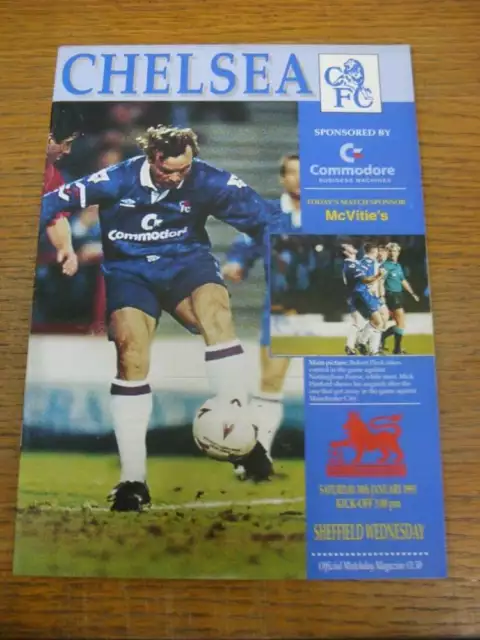 30/01/1993 Chelsea v Sheffield Wednesday [1st Premier League Season]