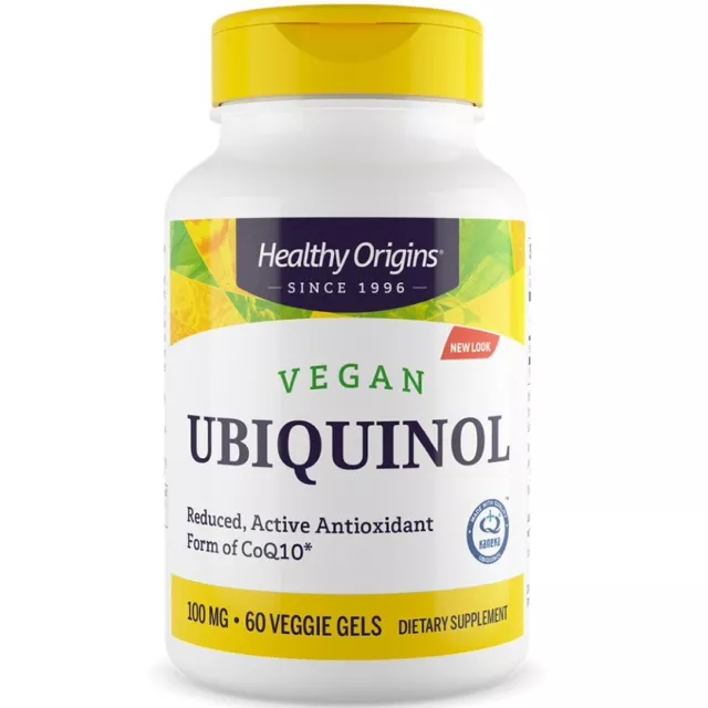 Healthy Origins, Vegan Ubiquinol, 100mg, 60 Veg. Gels - Blitzversand