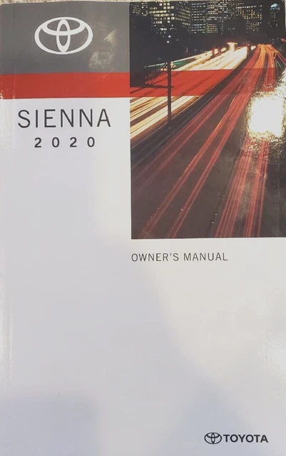 2020 20 Toyota Sienna Owners Manual OEM User Guide New Sealed in Plastic