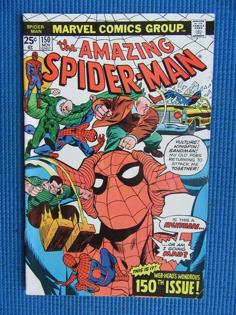 Amazing Spider-Man # 150 - (Fine) -150Th Issue-Kingpin-Vulture-Sandman-Mary Jane