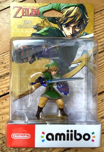 Link Skyward Sword - Figurine Amiibo The Legend Of Zelda Neuve Sous Blister New