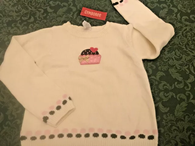 NWT gymboree sweater 7  Sweeter than chocolate cupcake bon bons birthday valenti