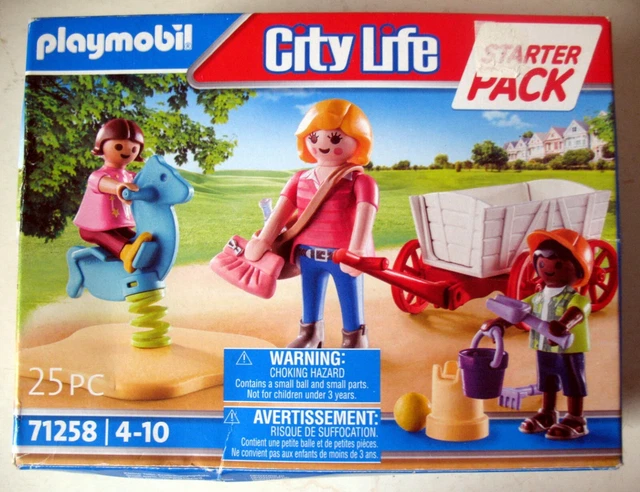 71258 - Playmobil City Life - Starter Pack Nourrice avec enfants Playmobil | King Jouet Belgique - Playmobil