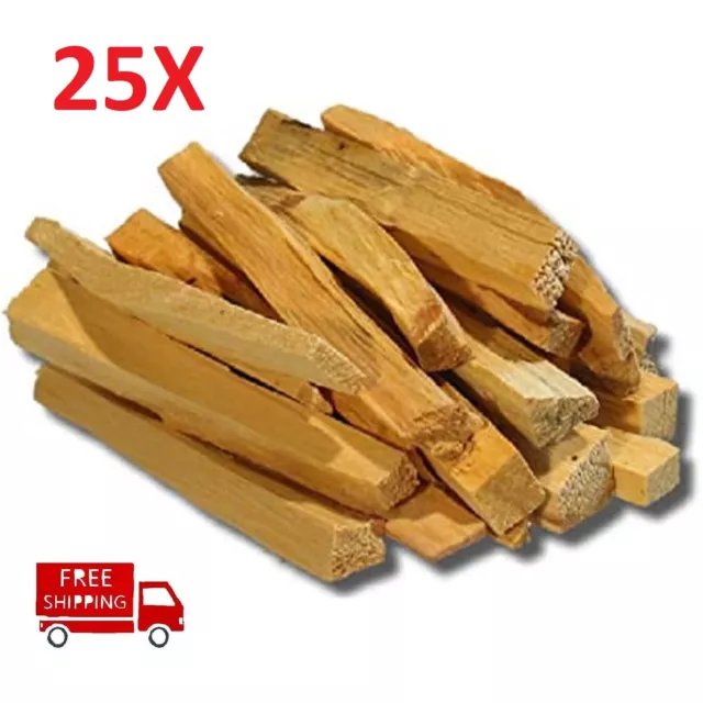 25 Palo Santo Sticks Holy Wood Incense Stick Free Shipping