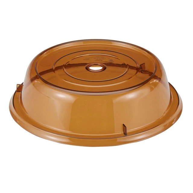 Cambro 1202CW153 Camwear Camcover Amber 12-1/8" Plate Cover