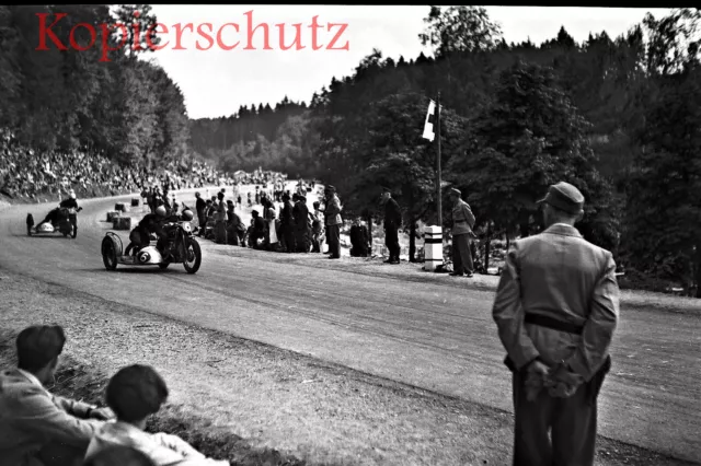 Fotos Negative~1950 Auto/Seitenwagen-rennen Rennwagen-Motor-Sport-Wagen oldtimer