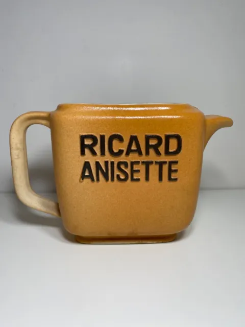 Cruche céramique Ricard Anisette 1 litre, pichet/ carafe publicitaire