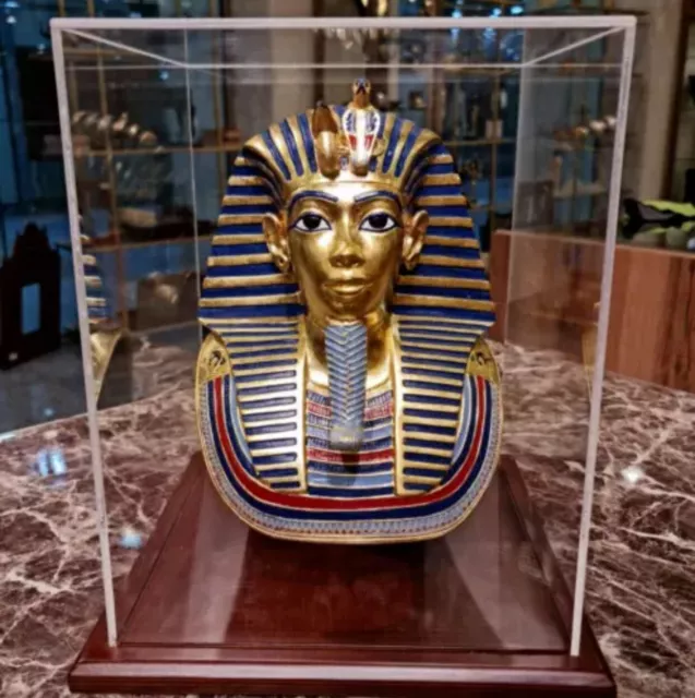 The King Tutankhamun's Mask , Museum Reproduction Authentic Rare Egyptian BC
