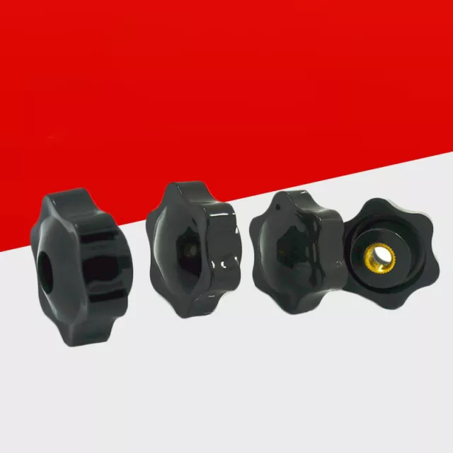 M4/M5/M6/M8/M10/M12 Female Thread Seven Star Shaped Head Clamping Nuts Knob 3