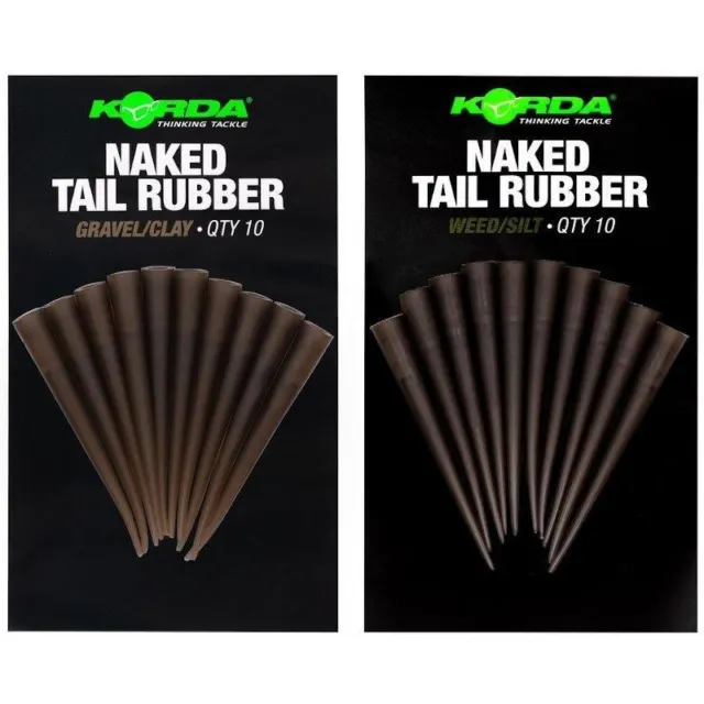 Korda Naked Tail Rubber Terminal ALL SIZES