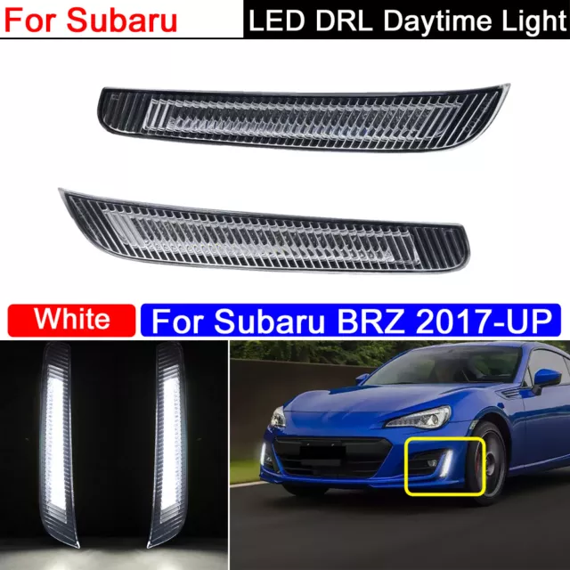 Daytime Running Lights LED DRL Fog Lamp Replacement Bumper For Subaru BRZ 2017+