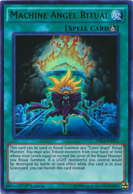 Machine Angel Ritual - DRL3-EN015 - Ultra Rare - 1st Edition NM YuGiOh!  Dragons