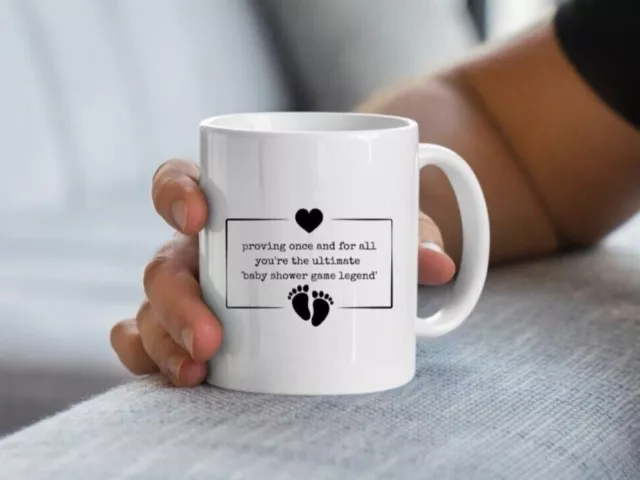 'Baby shower prizes for men him male game winners coffee mug game prize for men