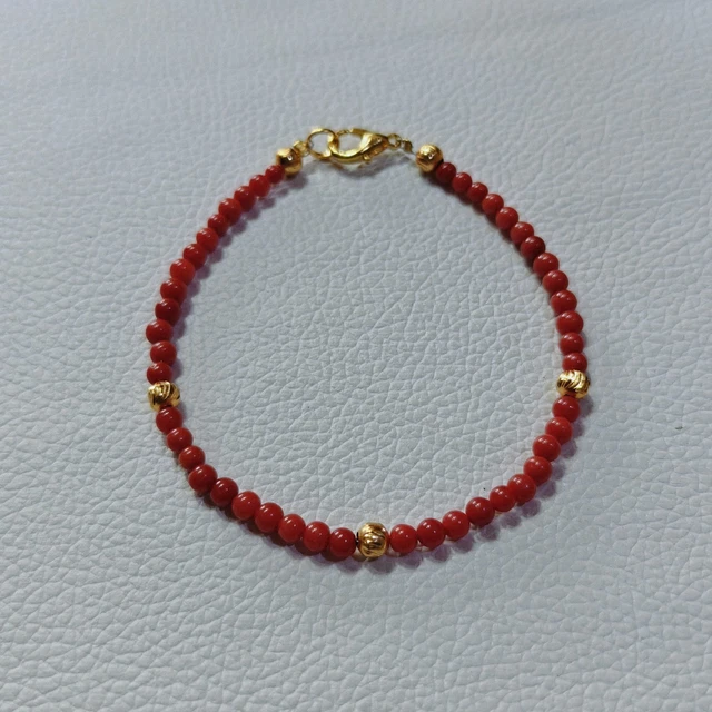 Bracelet Or Gold Filled Avec Saphirs Bleus Naturels - Fait Main, Neuf Avec étiquettes
