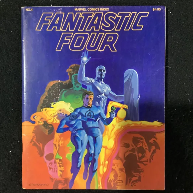 Marvel Comics Index #4 Fantastic Four & Silver Surfer 1977 Jim Steranko cover