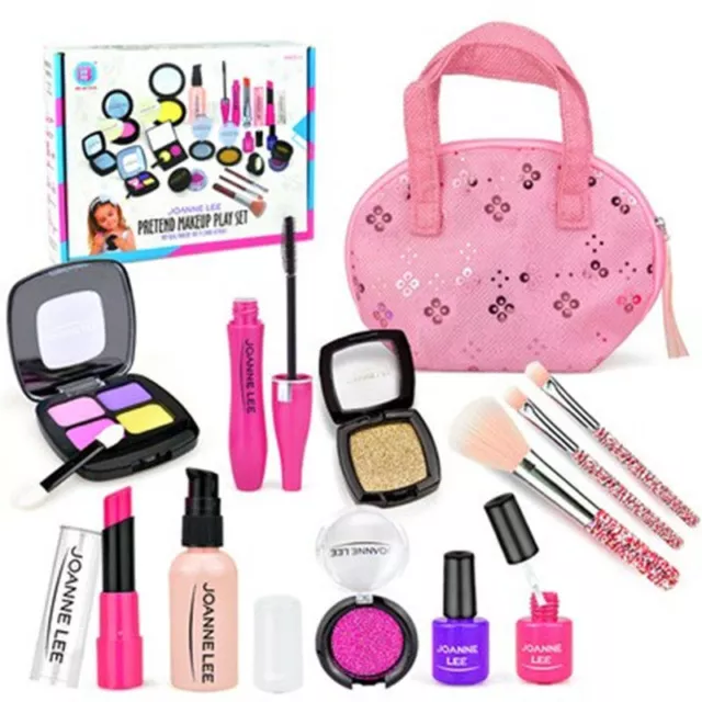 Girls Children beauty set Pretend Play Makeup Toy Cosmetic Bag