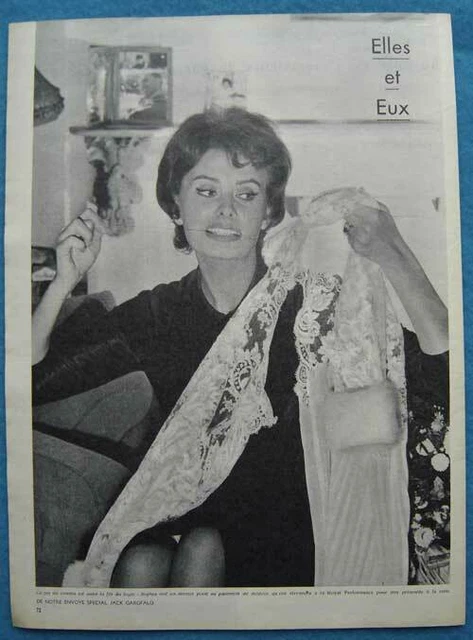 Coupure De Presse Sophia Loren - 2 Pages - Espagne 1969
