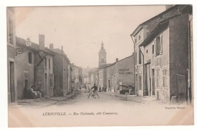 Cpa 55 - Lérouville : Rue Nationale (Meuse) Écrite En 1904
