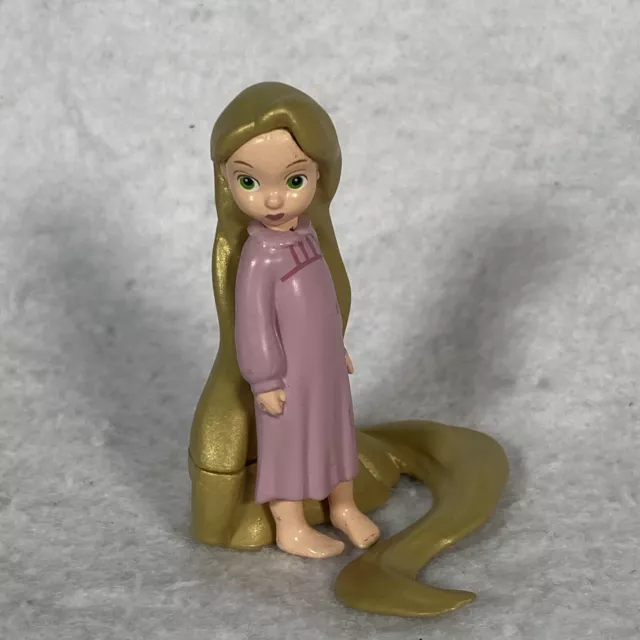 Disney Store Beautiful  Young Princess Rapunzel  2.5'' Figure Cake Topper