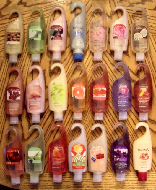 Avon Naturals Shower Gel 5 oz tubes - CHOOSE from Many Retired Scents NEW Sealed