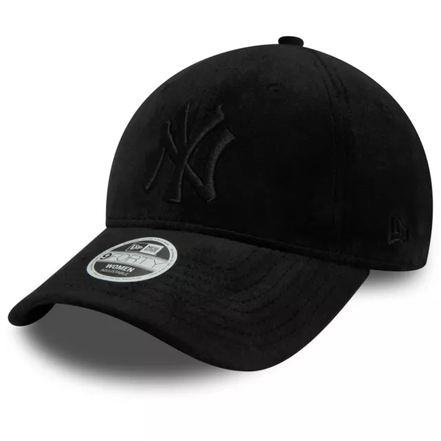 New Era 9Forty Damen Cap - VELOUR New York Yankees schwarz