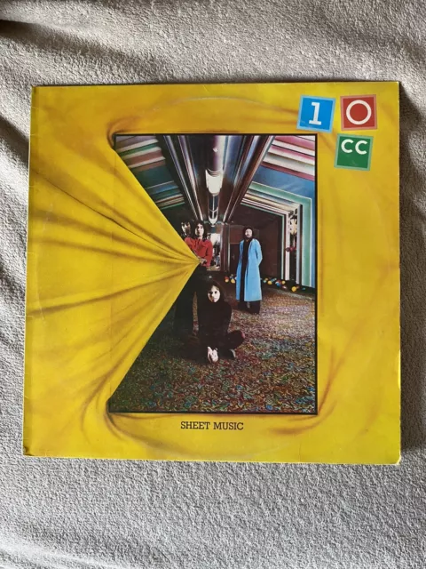 10cc – Sheet Music - UK - 1974 - 12" Vinyl Record - VG+/VG+