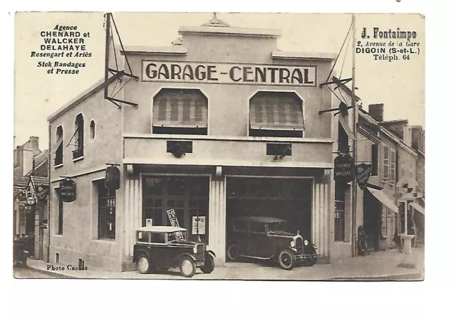 71 - Digoin - Garage Central Chenard Et Walcker Delaye - Automobiles