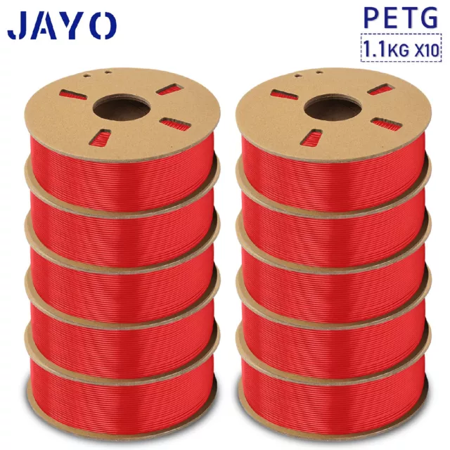 JAYO 10KG PETG Noir 1,75mm Filament d'imprimante 3D Haute