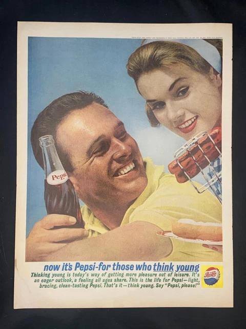 Magazine Ad* - 1962 - Pepsi  (#3)